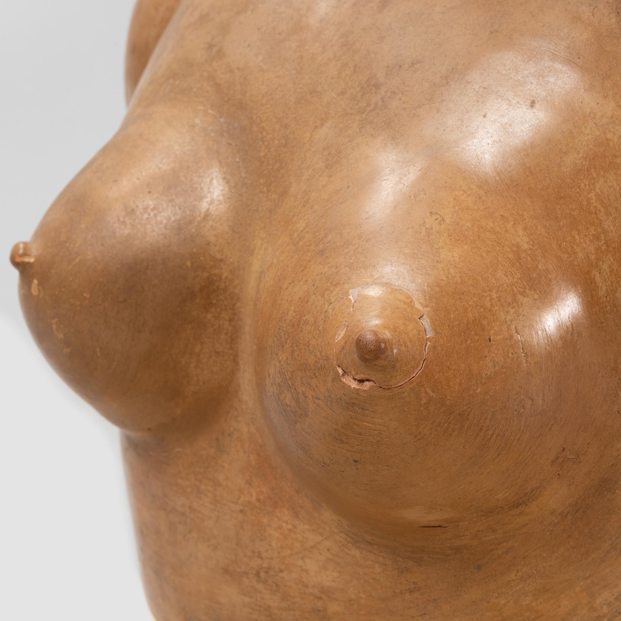 A 19th century plaster sculpture.