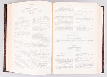 THREE BOOKS, Svenska Adelns Ättartavlor 1897 och "Huvudbaner och anvapen under stormaktstiden", 1999.