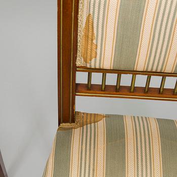 Möblemang, 8 delar, Empirestil, Ryssland, 1900-talets början.