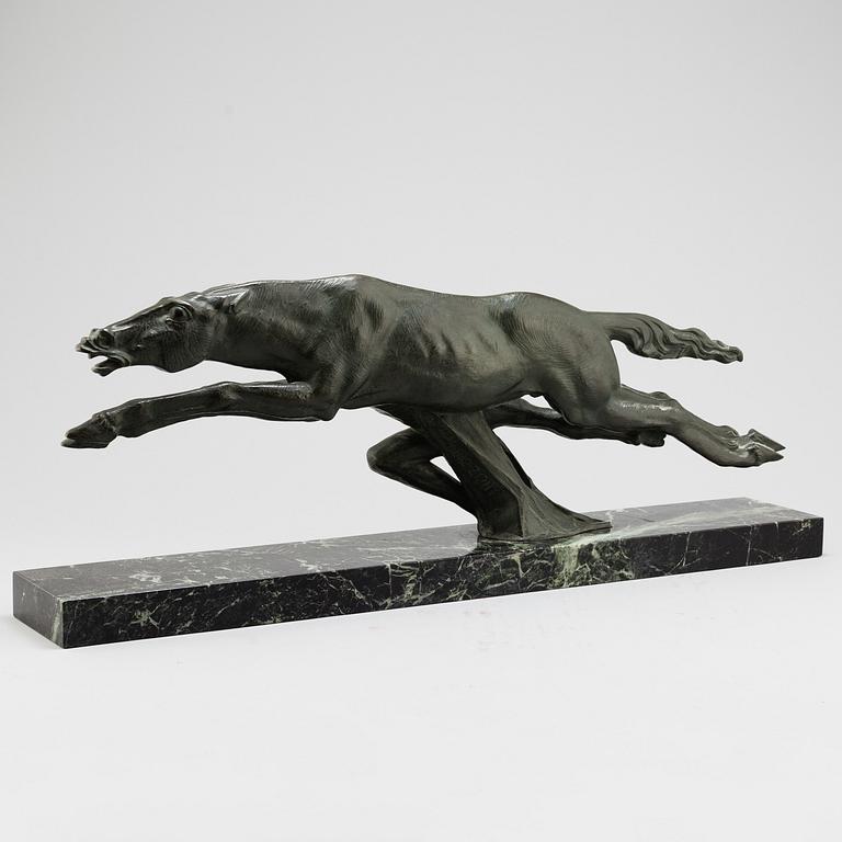 ALBERTO BAZZONI, Sculpture, bronze. Signed and mark.