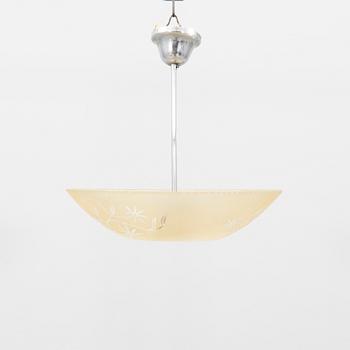 A 1940s ceiling pendant.