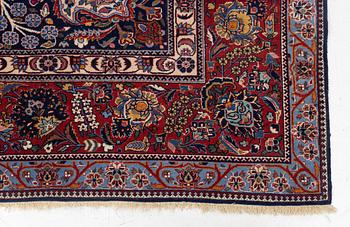 Rug, Keshan, semi-antique, approx. 293 x 222 cm.