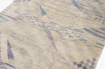 Barbro Nilsson, a carpet, 'Sandbotten', knotted pile, c. 215  x 186 cm, signed AB MMF BN.