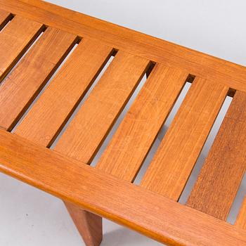 HANS J WEGNER, a Danish 'JH574' bench for Johannes Hansen.