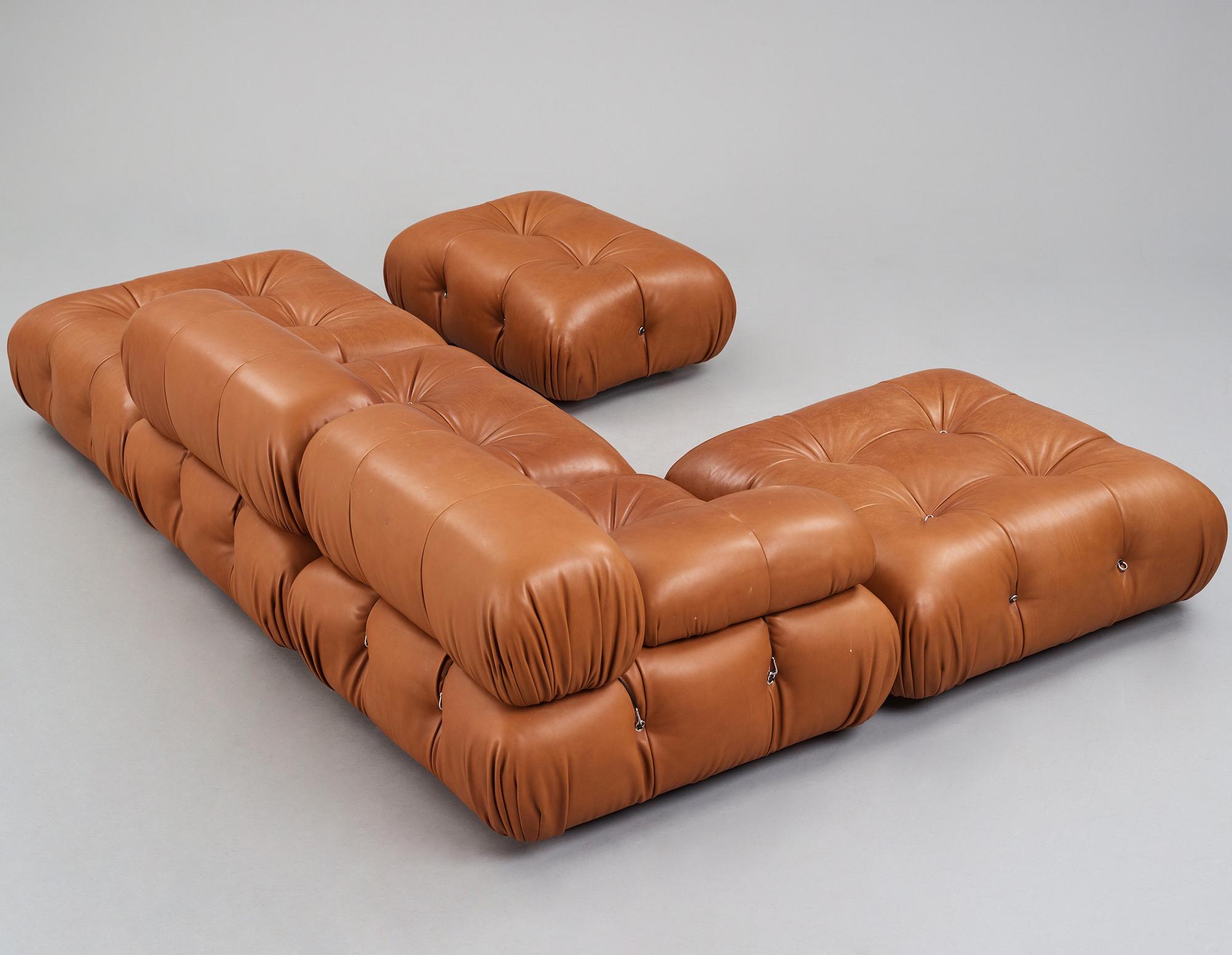 Mario Bellini, a "Camaleonda" modular sofa, B&B Italia, ca 2020.