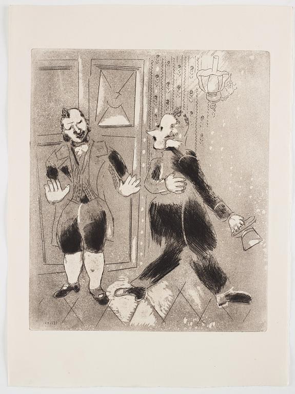 MARC CHAGALL, 71 st etsningar ur upplagan om 285 exemplar på Arches/MBM/J. Perrigot-papper, 1923-1948.