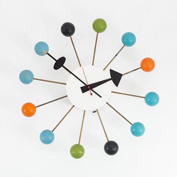 185. George Nelson, a multi-coloured 'Ball' clock, Howard Miller Clock Co Michigan, USA.