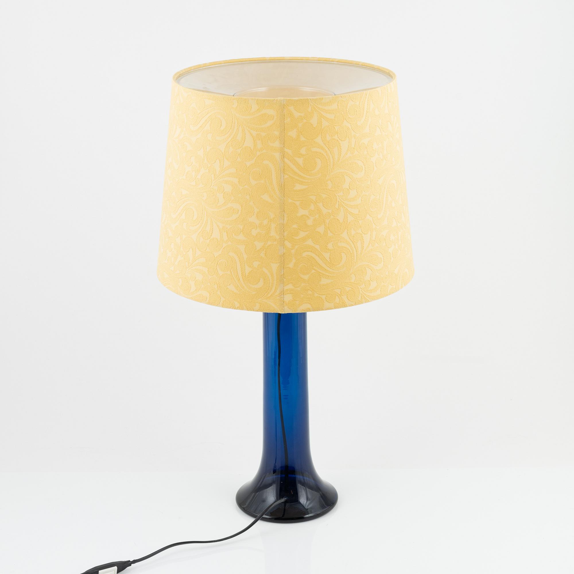 Uno & Östen Kristiansson, a glass table light, Luxus, Vittsjö.