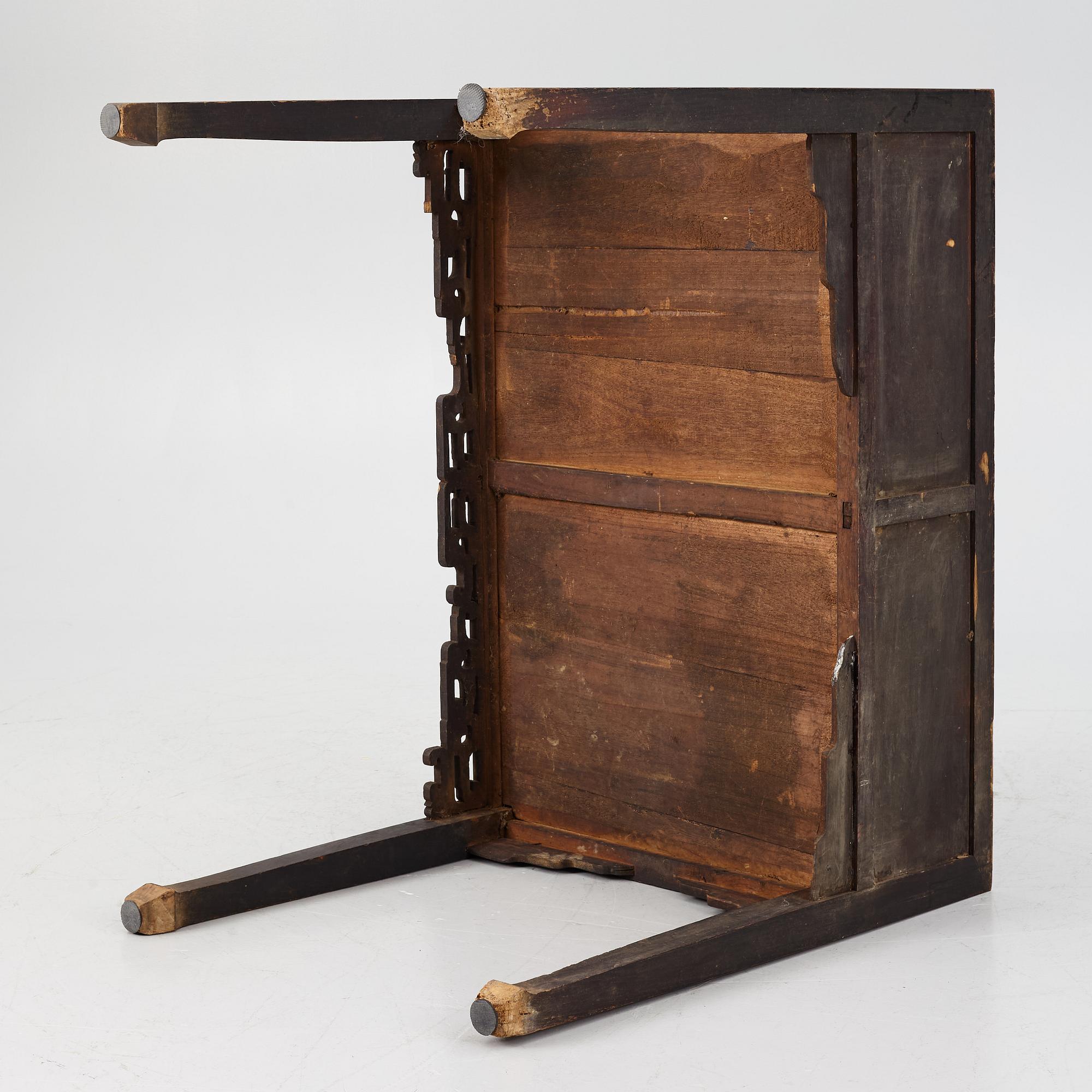 A hardwood sideboard, China, early 20th century.