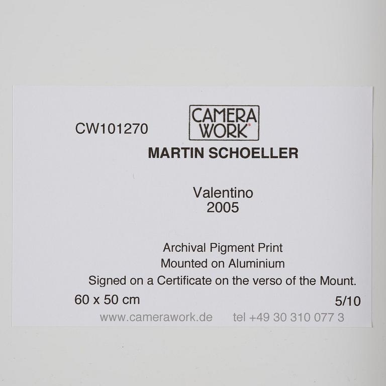 Martin Schoeller, "Valentino", 2005.