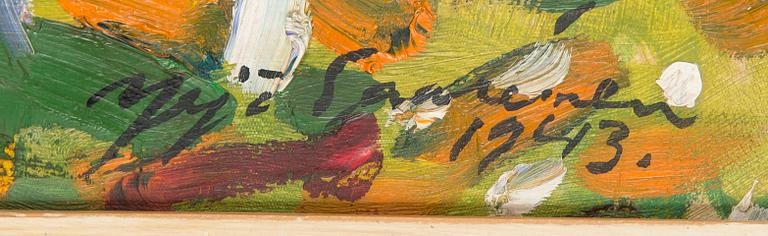 Yrjö Saarinen, Uhkaavat pilvet.