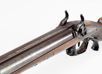 SLAGLÅSGEVÄR,  Valentin Christoph Schilling, Suhl, Tyskland, 1800-talets mitt.