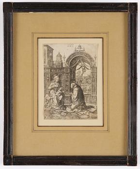 Dirk Jacobsz Vellert, "St. Bernard Adoring the Christ Child".