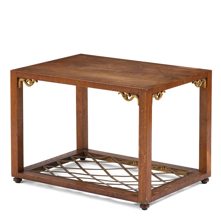 Niels Holger Rasmussen, an oak coffee table, Denmark, ca. 1924-27.