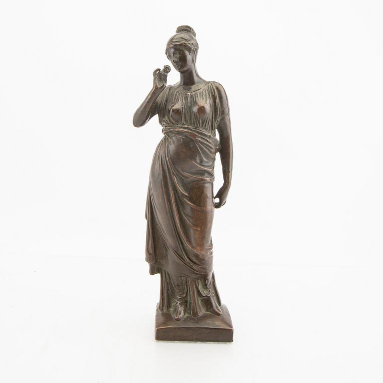 Hugo Elmqvist, skulptur brons signerad.