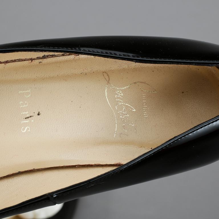 SKOR, "Ron ron 85 patent calf", Christian Louboutin.
