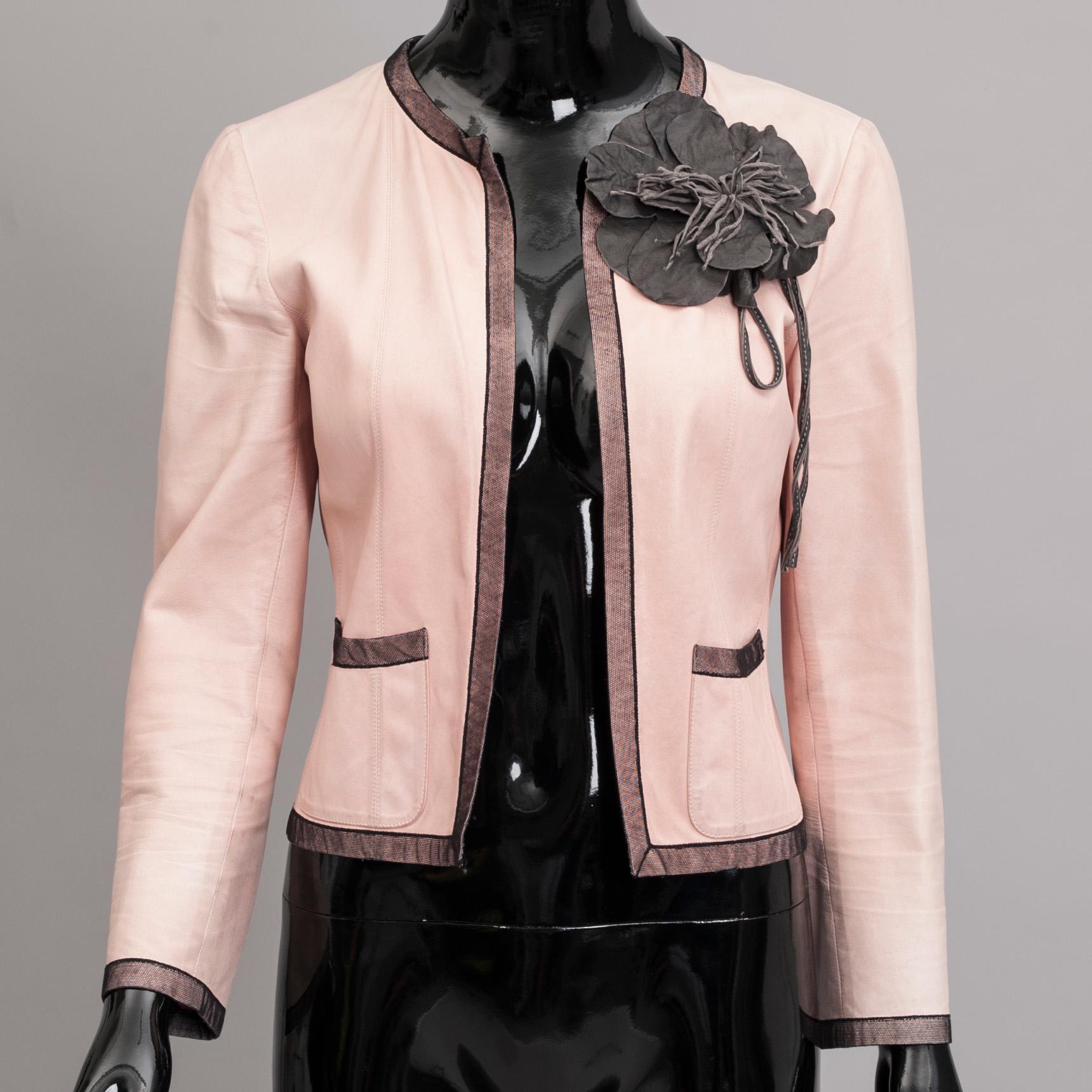 LÄDERJACKA, Chanel.