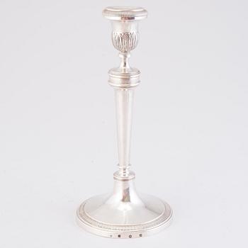 LJUSSTAKE, silver, Belgien, 1800-talets första hälft.