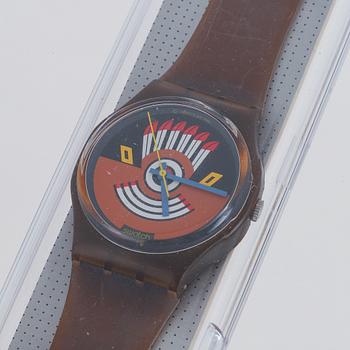 Swatch, Ruffled Feathers, wristwatch, 34 mm.