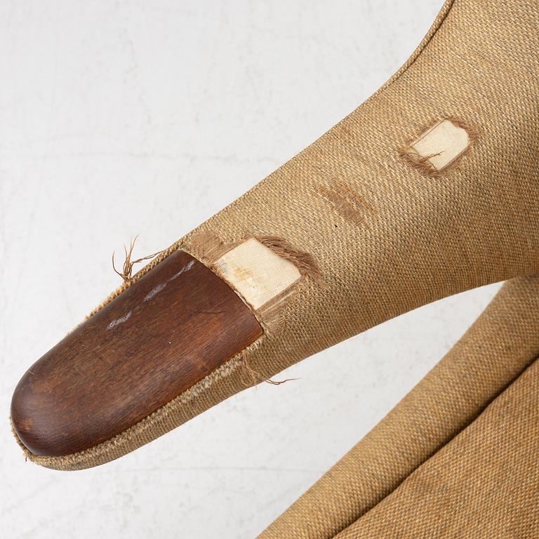 Hans J. Wegner, fåtölj "Bamse/Papa Bear", AP-stolen, Danmark, 1950-60-tal.
