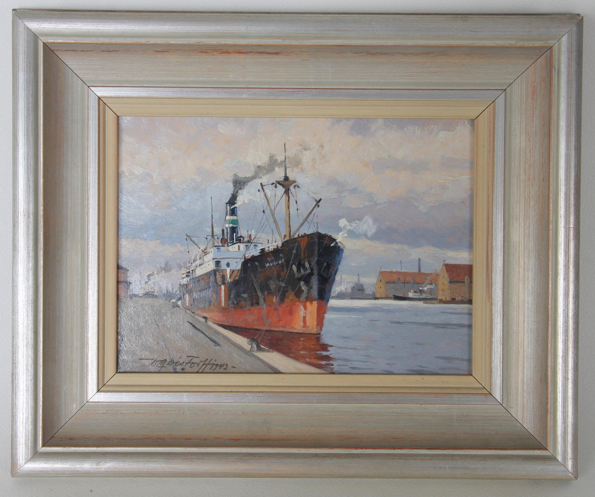 QUISTORFF, VICTOR, 3 st. Oljemålningar, sign.