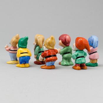 GOEBEL, FIGURER, sju st, porslin, 1900-talets andra hälft.