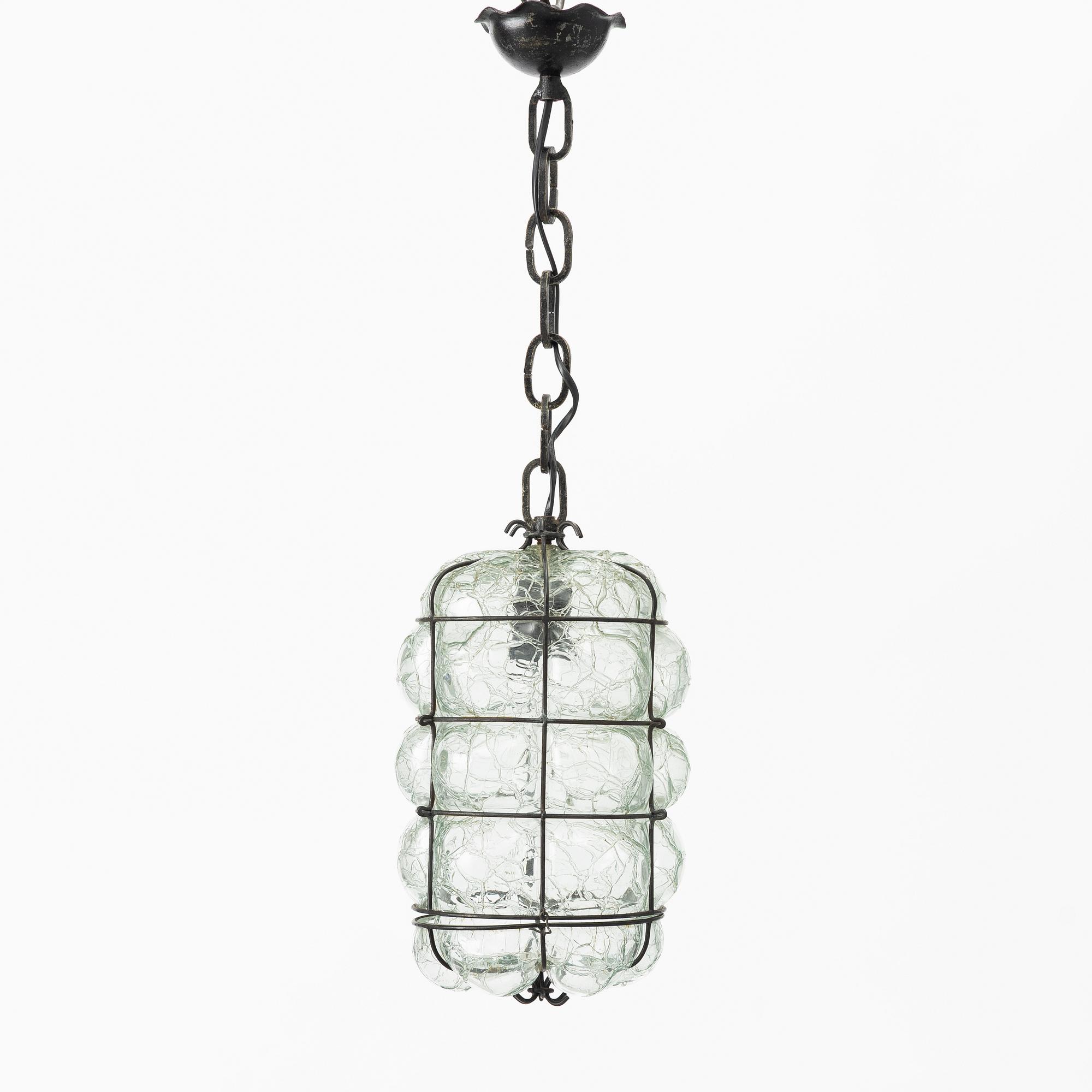 Harald Notini, a ceiling lamp model 10892, Arvid Böhlmarks Lampfabrik, Stockholm, 1930s.