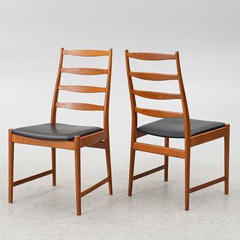 Torbjørn Afdal, chairs, 7 pcs, model 113, Vamo Møbelfabrik, Sønderborg, mid-20th century.