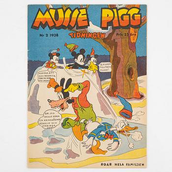 Serietidningar, "Musse Pigg Tidningen", 5 st.