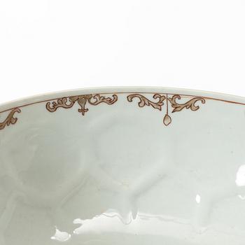 Skål, kompaniporslin, Kina, Qingdynastin, 1700-tal.