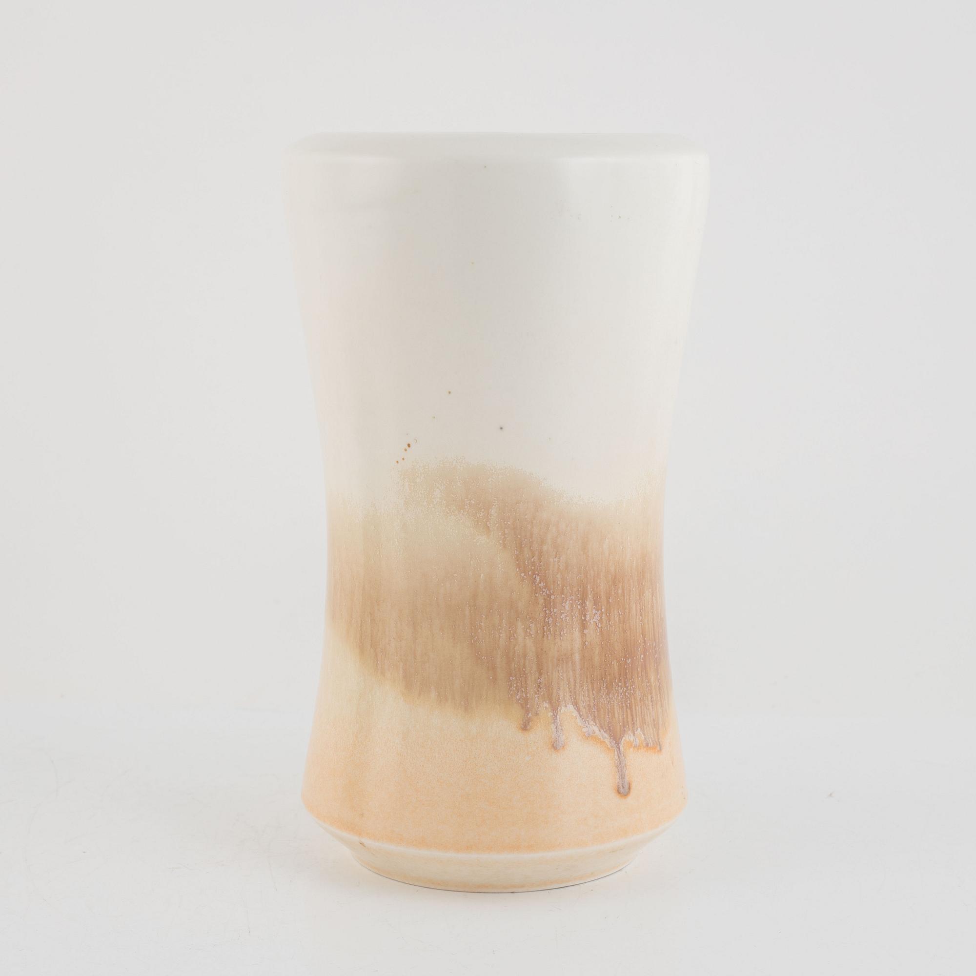 Jean Girel, vase, porcelain, second half of the 20th century, France.
