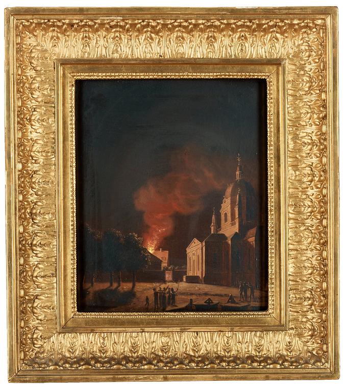 Pehr Hilleström, Brand vid Katarina kyrka.
