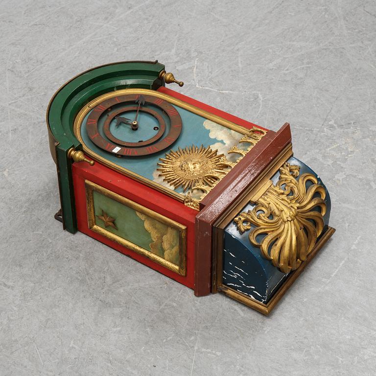 Väggur, Frankrike, 1800-talets andra hälft.