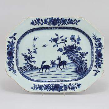 STEKFAT, porslin, Kina, 1700-tal.