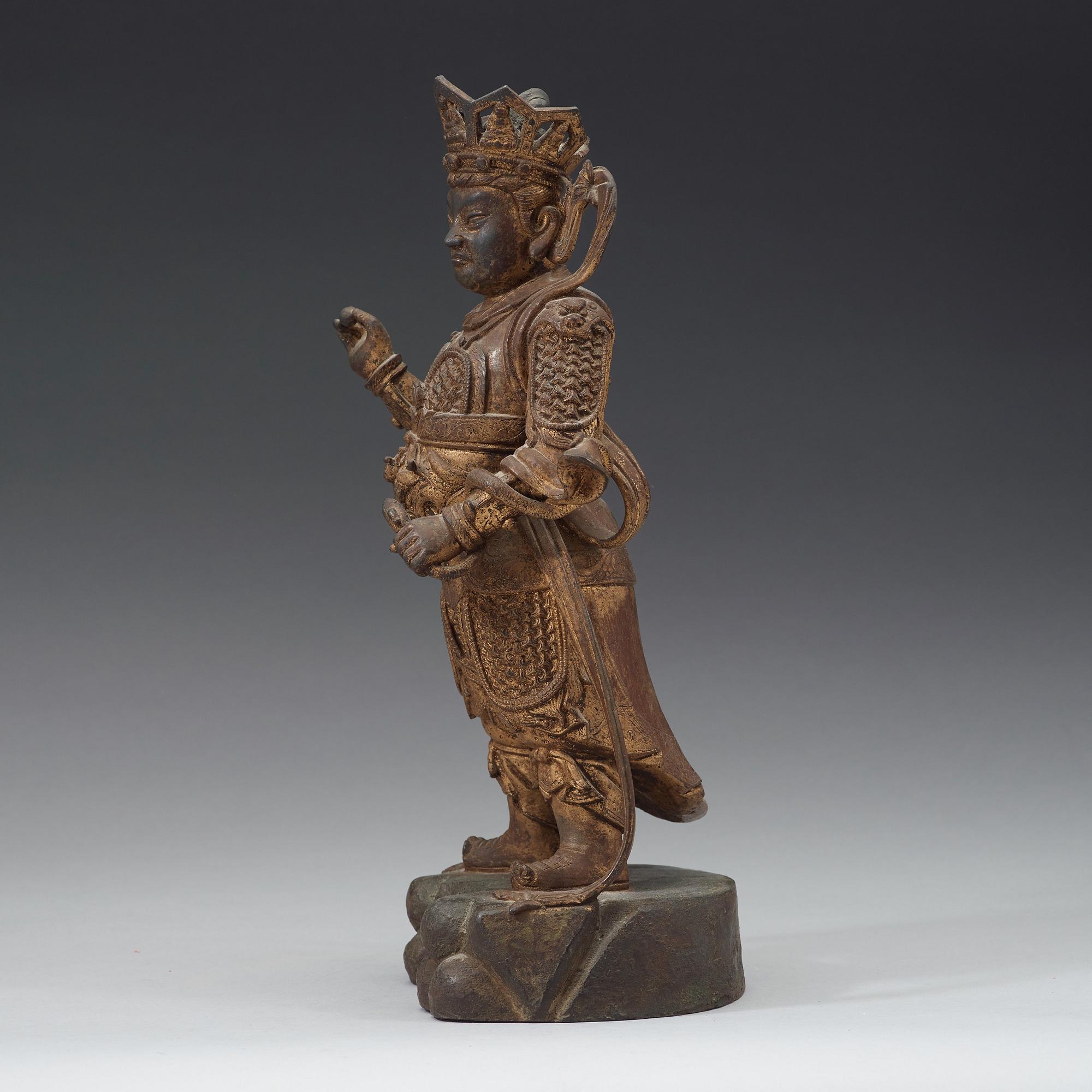 SKULPTUR, brons. Mingdynastin (1368-1644).