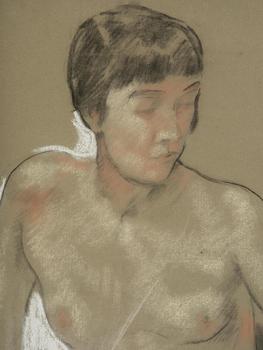 Lotte Laserstein, Seated model.