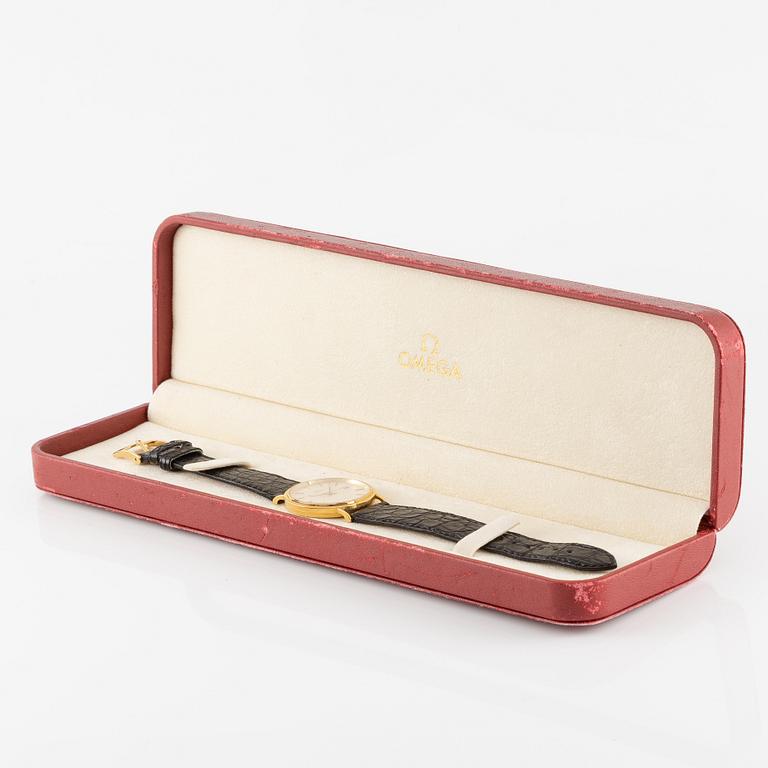 Omega, 18K guld, Seamaster, Jubilee, armbandsur, 32,5 mm.