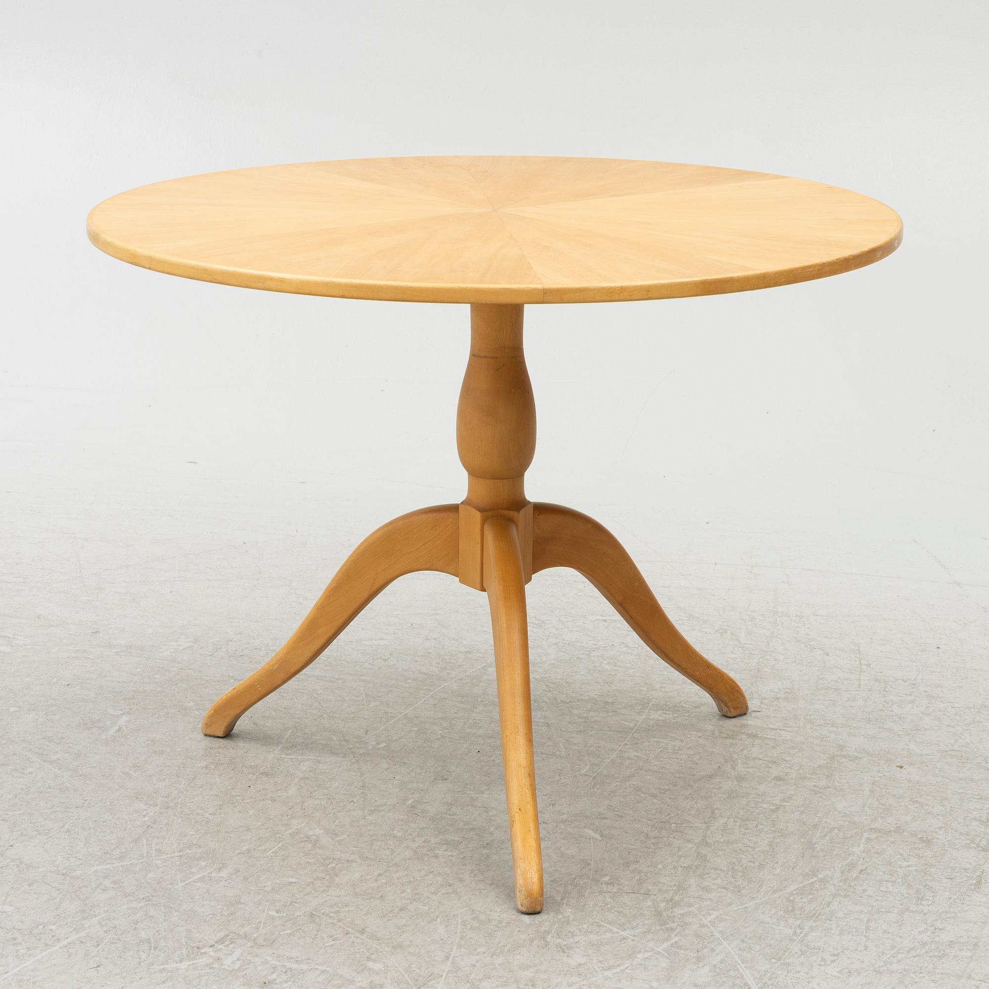 Carl Malmsten, side table, "Båstad", second half of the 20th century.