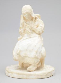 RUTH MILLES, gips, signerad och daterad 1911.