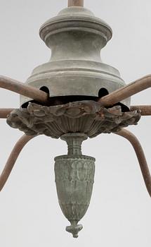 LJUSKRONA, 1800-tal. Höjd ca 160 cm.