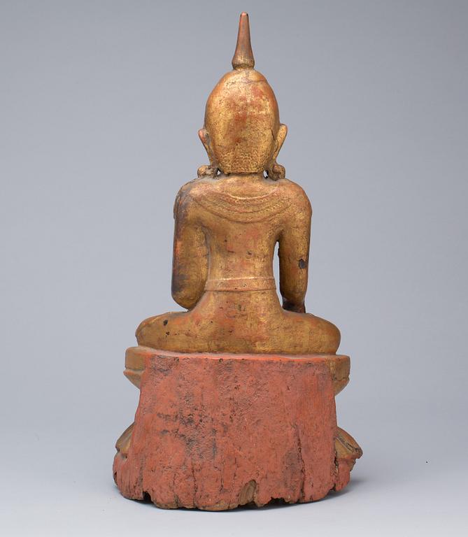 SITTANDE BUDDHA, Sukhothai-stil, Burma, 1800-tal.