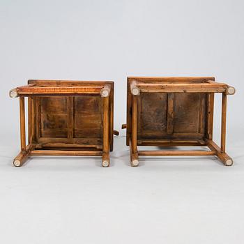 Six hardwood chairs. China. Qing dynasty. 19th century.