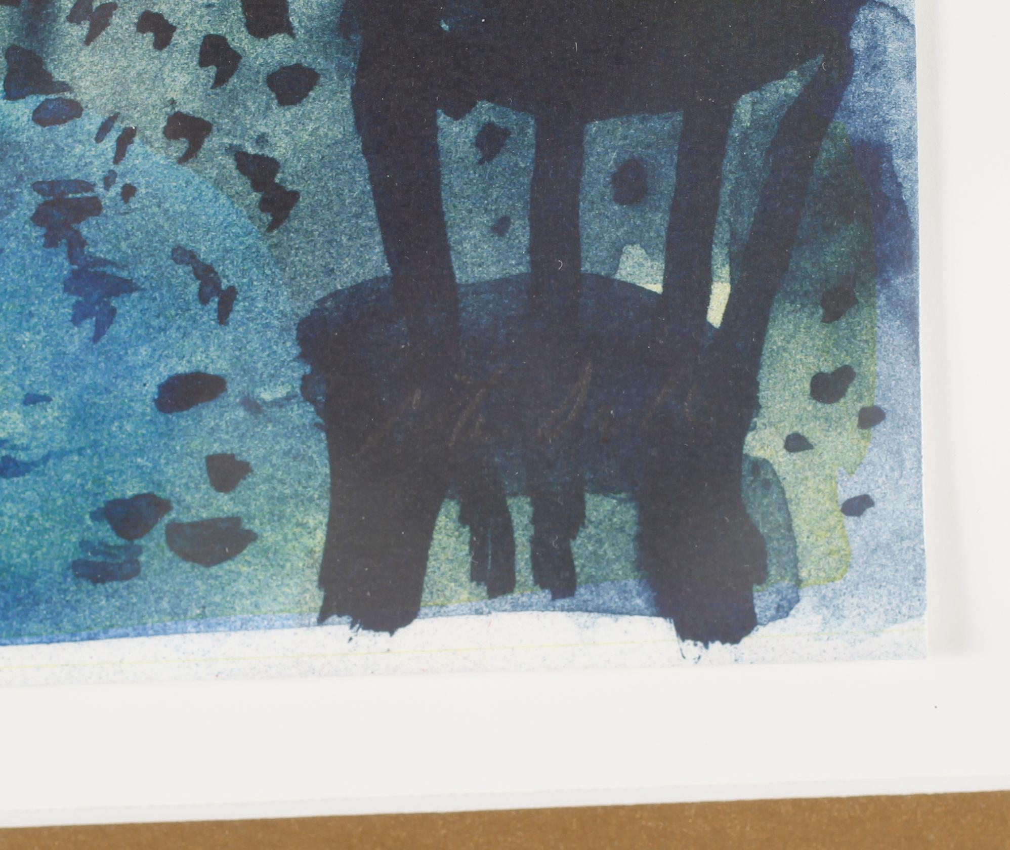PETER DAHL, färglitografi, signerad, numrerad 51/375.