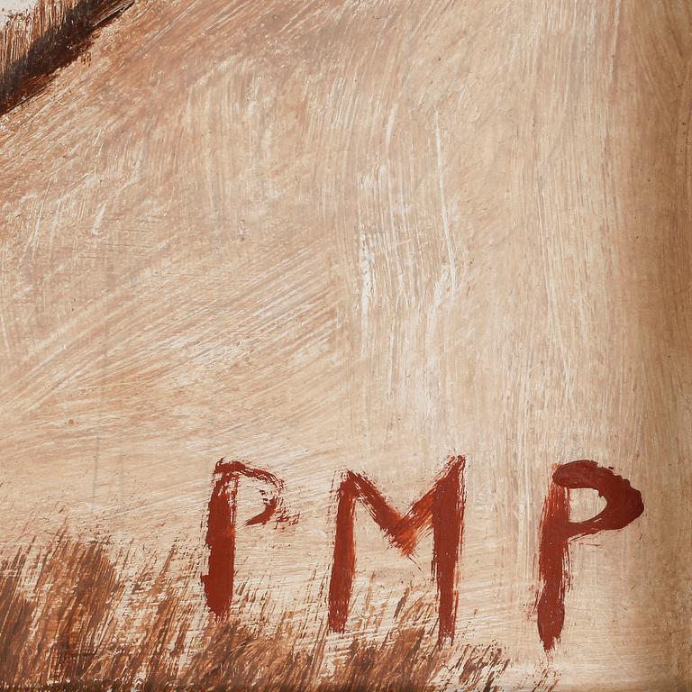 PRIMUS MORTIMER PETTERSSON, olja på duk, signerad PMP.