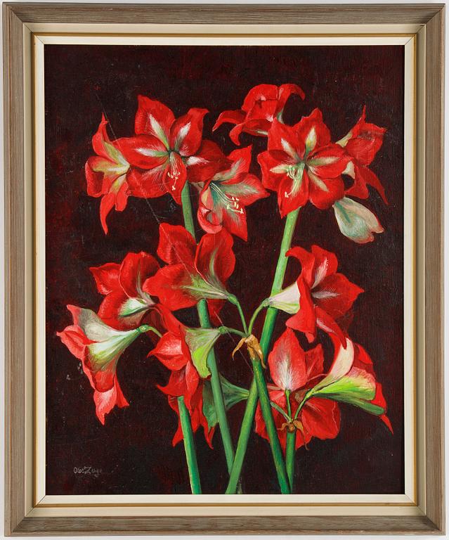 Owe Zerge, oil on panel, signed.