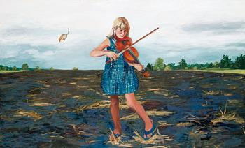 453. Linn Fernström, "Flickan med fiolen" (Girl with the violin).