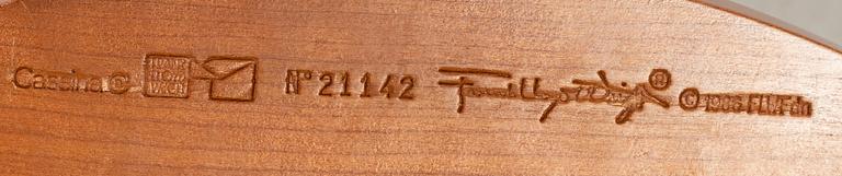 FRANK LLOYD WRIGHT, KARMSTOL, modellnr 606 "Barrel Chair", Cassina 1980-tal.