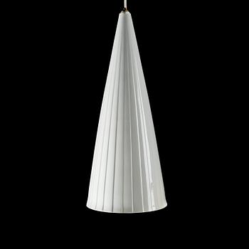 TAKLAMPA, fältspatporslin, Carl-Harry Stålhane, Rörstrand 1950-tal. Höjd 46 cm.