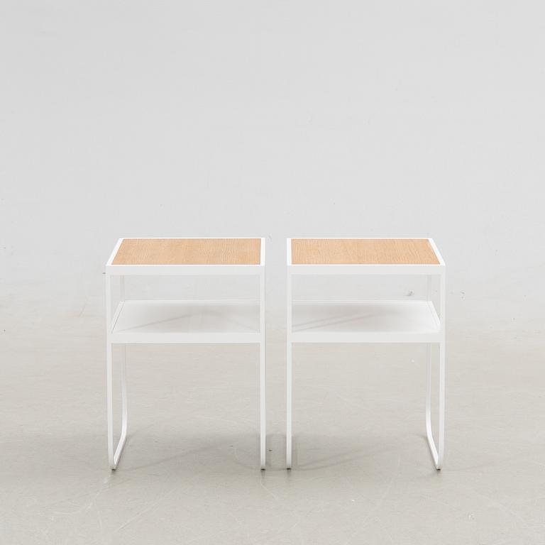Mats Broberg & Johan Ridderstråle, bedside tables, a pair, "Nati Tati", Asplund.