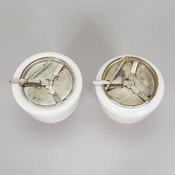 Paavo Tynell, taklampor, ett par, modell 80112-30 Idman 1900-talets mitt.